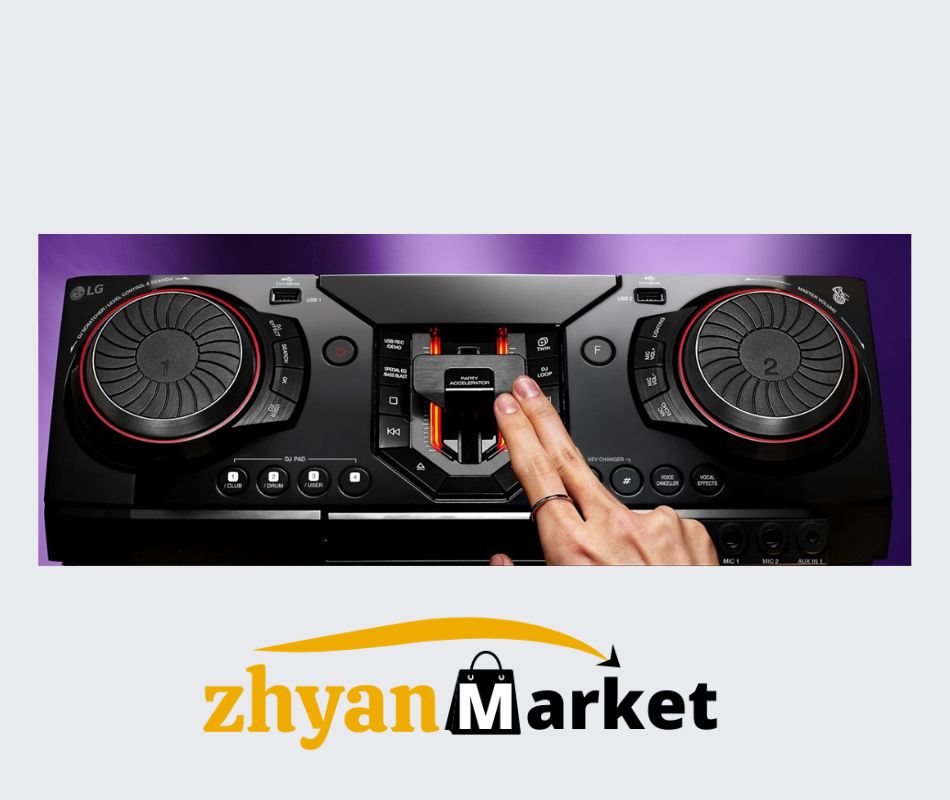 سیستم صوتی الجی مدل X-Boom Cl98 دارای شتاب دهنده مهمانی zhyanmarket.com