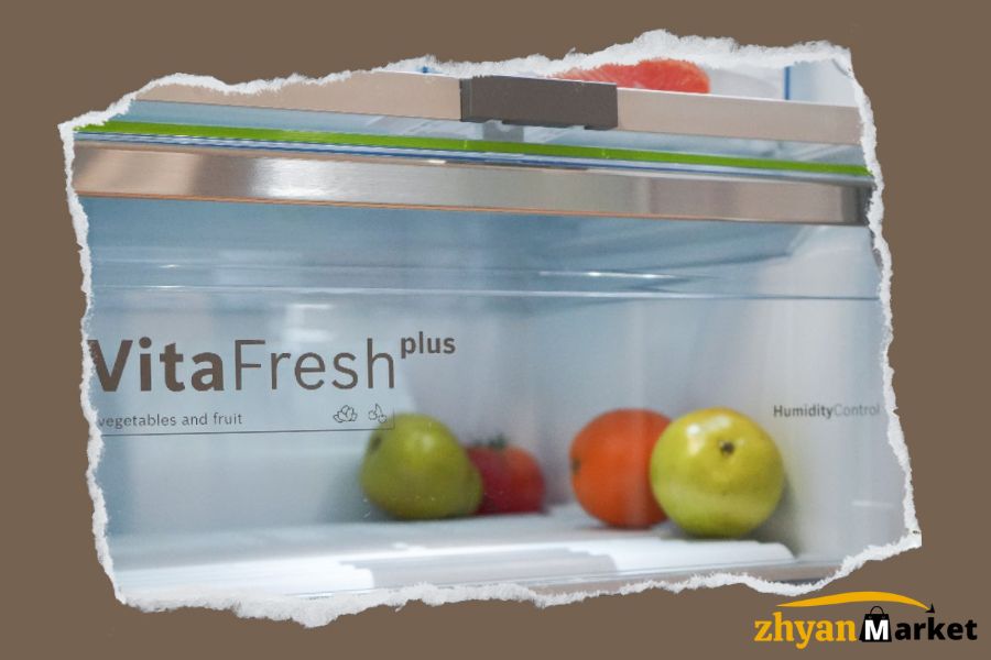 یخچال فریزر بوش مدل 304 دارای کشوی مخصوص میوه و سبزیجات Zhyanmarket.com